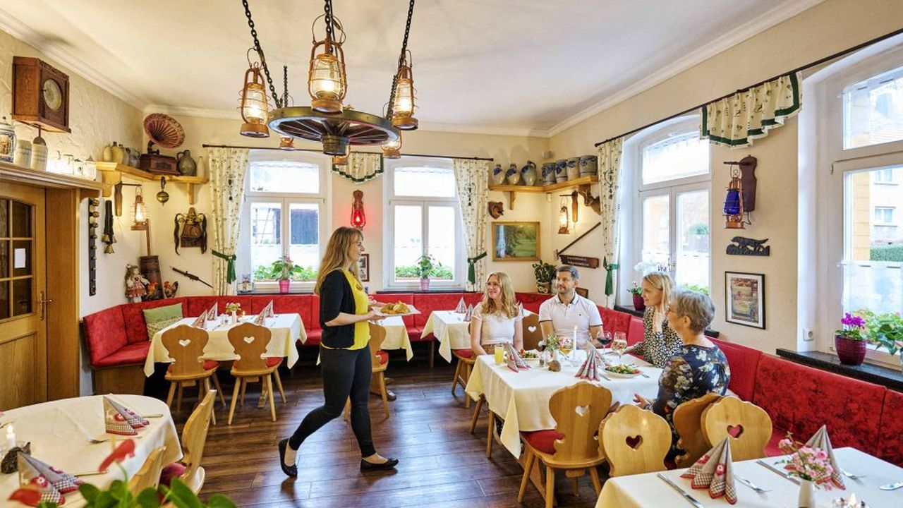 Gastraum im Landhotel Gastraum im Landhotel